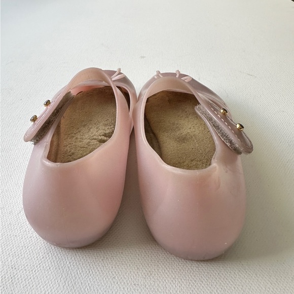Mini Melissa girl’s Soft Silicone Shoes. Color Pink, Size 8. - Picture 3 of 8
